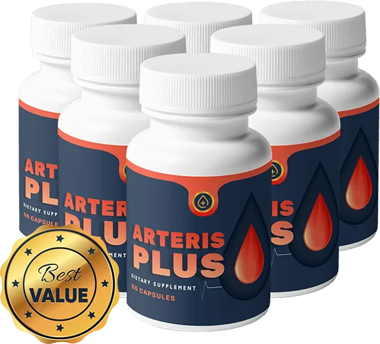 Arteris Plus Blood Pressure Support Supplement - 6 Bottle Pack